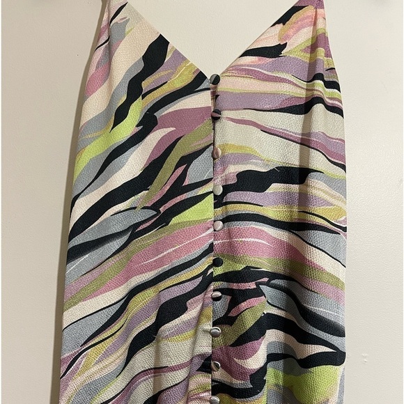 Ted Baker London Warrenn Printed Button Through Cami Maxi Dress Sz. 00 Sz. XXS - Picture 13 of 15